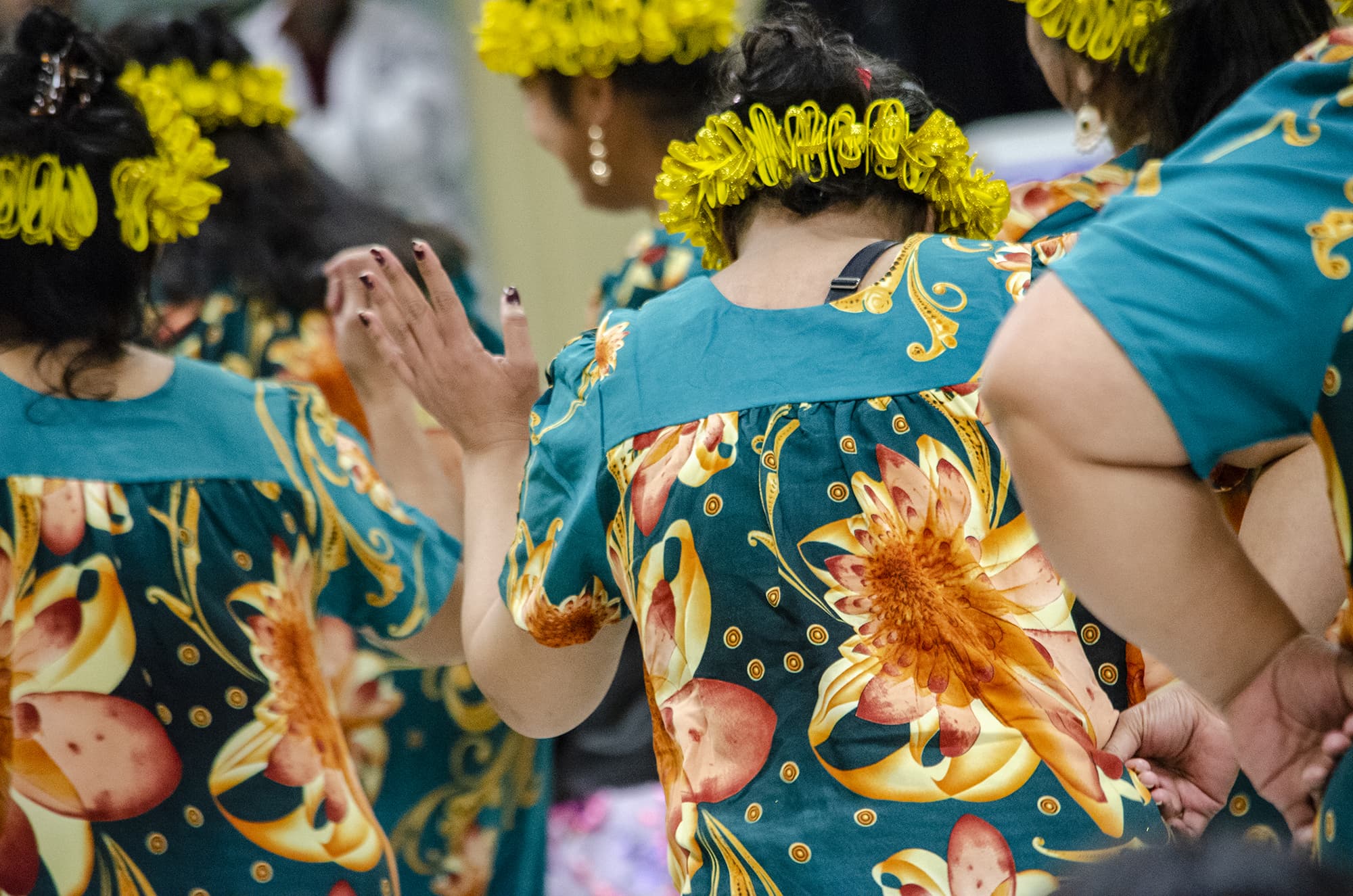 Dancing Marshallese Women